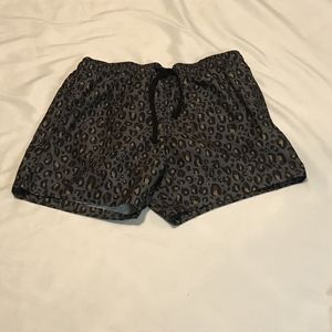 H&M Cheetah Print Swim Shorts